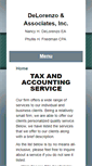 Mobile Screenshot of delorenzoassociates.com
